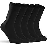 Wamicu 5 Paar Socken Herren Damen, Dünne Baumwolle Damensocken, Bequem und Atmungsaktiv mit Komfortbund Business Sportsocken, Größe 35-41