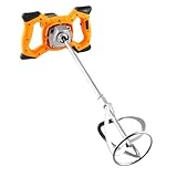 Betonmischer/MöRtelrüHrer, 1600W Elektrischer Tragbarer RüHrwerk MöRtelrüHrer, 6-Gang-Einstellung, RüHrwerk HandrüHrwerk Set Zum Mischen Von Zementschlamm, MöRtel, Farbbeschichtung Und Bohren