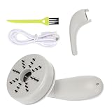 Baluue Kompakter Mini Tischstaubsauger Kabellos mit Lithium Akku Stunden Laufzeit Handheld Staubreiniger für Büro Auto und Desktop Leicht Bedient mit Einem Knopf Effiziente Staubaufnahme