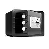 CLSDRZC, Feuerfeste wasserdichte Sicherheit digitaler Kabinett feuerfest und undiebbar, Geldschublade, Stahlsicherheitsdatei Kabinett, Haushalt Kleiner Größe 25 cm/30 cm