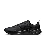 Nike Herren Downshifter 12 Sneaker, Black/DK Smoke Grey-Particle Grey, 45.5 EU