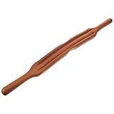 iplusmile Holz Massagestab mit Olivenperlen Tragbares Körpermassagegerät für Fuß und Handmassage Kompaktes Akupressur Massagegerät für Zuhause und Reisen