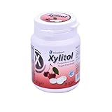 miradent Xylitol Drops Kirsche 60g Dose | Zahnpflege Lutschbonbons | zuckerfrei | fruchtiger Geschmack | kariespräventiv | vegan | glutenfrei