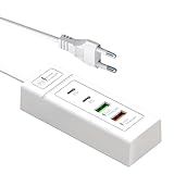 USB-Ladestation-Hub, Telefon-Schnellladestreifen - 4 Ports Handy-Schnellladeleiste USB | Anti-Überhitzung, Reisen, Geschäftsreise, Desktop-Ladestation für Kamera, kabellose Kopfhörer