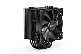 be quiet! Pure Rock 2 Black, CPU Kühler, 150W TDP, Pure Wings 2 120mm PWM, 4 6mm Heatpipes, asymmetrisches Design, Single Tower, BK007