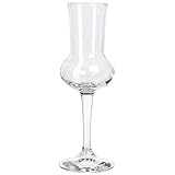 Bormioli Rocco 166181 Riserva Grappakelch, 80ml, mit Füllstrich bei 2cl + 4cl, Glas, transparent, 6 Stück