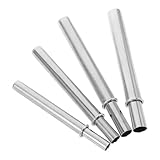 Healvian 4 Stück Angelruten Verbindungsrohre aus Edelstahl Rutenkupplungen 6 –9 für Angelrutenzubehör Verstärkte Selbstgemacht Rutenreparaturverbinder Witterungsbeständig und Passgenau