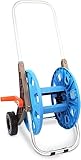 Gartenrolle, bequemer Transport und Lagerung der Rohrständer-Wickelrolle for Bewässern des Gartens verhindert Verdrehen(L)
