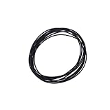 10 Stück Gummi-Ersatzantriebsriemen for Kassettenbänder – 1,2 mm Breite for Tonbandgeräte und Plattenspieler(37mm)