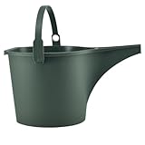 Gießkanne, Pflanzen-Wassertopf, 41 x 26 x 24 cm, stabiles langes Auslauf-Design mit Skalenfunktion, Ausgusseimer für Sukkulenten, Garten, Beeren, Badezimmer, Camping, Strand