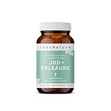 InnoNature Folsäure + Jod | natürlich aus Zitronenschale und Kelp | 120 Kapseln, 800 µg Folsäure Vitamin B9 + 150 µg Jod | Folsäure Kinderwunsch, 100% natürlich, vegan, hergestellt in DE