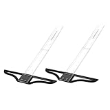 CIYODO 2 Stck. T-förmiges Lineal Holzbearbeitung Verwendet faltbar Zeichnung Multifunktion Messt Lineal Präzises Markierungslineal Messung t Lineal t Lineal zum Messen Abs