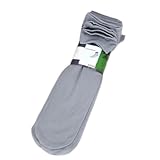 LOIJMK ultradünne elastische Kurzfaserstrümpfe Herren 10 seidige Paar Seidensocken Socken Business Socken Herren (Grey, One Size)