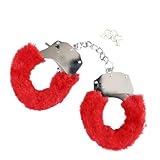 LQIOACU Handschellen schlüssel für Kostümball Party (Rot)