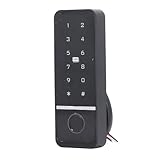 Elektronisches Zugangskontrolle, WiFi Smartes Türöffner für Tuya-App, Fingerprint, Code, Biometrie Fingerabdruck Zugangskontrolltastatur mit Touchscreen für Außen- und Innenbereich, 125 KHz /13,56 MHz