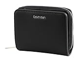 Calvin Klein Damen Geldbörse Ck Must Wallet Flap Klein, Schwarz (Ck Black), Einheitsgröße