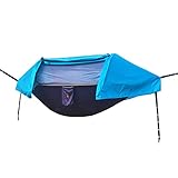 Generisch Hängezelt Für Outdoor-Camping, Tragbares Hängemattenzelt, Integriertes Moskitonetz, 440 Lb Tragende Hängematte, Schnell Zu Installierende Campingausrüstung