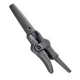 Hemobllo Nasenhaarschere und Augenbrauenschere aus Rostfreiem Edelstahl Kleine Bartschere für Herren Präziser Gesichtstrimmer mit Ergonomischem Griff Graue Pflege Schere für Bart