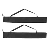 POPETPOP 1 Satz Aufbewahrungstasche Kompakt Dachbeutel Groß Uv Fall Strandtasche Stativtasche Aufbewahrungskoffer Für Lange Regenschirme Outdoor-regenschirmtasche Oxford-stoff Black 2 Stück