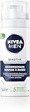 NIVEA MEN Sensitive Rasierschaum im 1er Pack (1 x 50 ml), für Männer in der praktischen Reisegröße, schonender Schaum für Herren