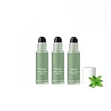 Pfefferminzöl Roll On - Aromaöl mit Natürlichen Inhaltsstoffen,gegen Kopfschmerzen-Erfrischt & Lindert bei Müdigkeit und Stress,Konzentration Steigernd (3pc, 30ml)