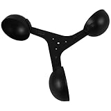 iplusmile Anemometer Windgeschwindigkeitssensor 3 tassen Windsensor Aluminiumgehäuse Leicht Präzise Windmessung für Wetterstation Außenbereich