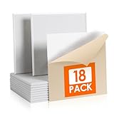 Rdutuok 18 Stück Selbstklebend Akustikplatten,30x30x1 cm Akustik Absorber Akustikpanel Schallschutzplatten für Tonstudio,Büro,Studio,Akustische Behandlung und Wanddekoration,Weiß