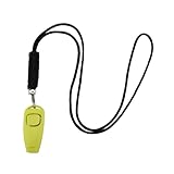 ROYJJ Profi Hundetrainingsset mit Ultraschall Pfeifen Clicker Hilfe Effektive Bellkontrolle Inklusive Lanyard Pet 2 in 1 Training Clicker
