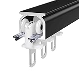 Flexible robuste Vorhangschiene - Decken- oder Wandbefestigung für Raumteiler und Vorhänge