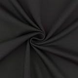 French Terry Stoff Clea, uni schwarz (Länge am Stück: ab 50cm / Breite: 155cm)