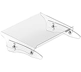 BRASQ Dokumentenhalter DH100, Buchständer aus Acryl, höhenverstellbare Buchablage, maximale Belastung 8 kg, Bücherständer für eine ergonomische Arbeitshaltung