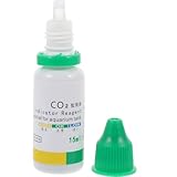 jojofuny Co2 Indikatorlösung 15 ml für Aquarium Wasserqualitätstest Präziser Aquariumtester für Co2 Wert Vielseitig Einsetzbar für Aquarienwasserprüfung