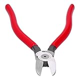 Diagonale Schneidzange, SK-25-Seitenschneider-Nipper für Kupferdraht, Schmuckverarbeitung, mit Chrom-Vanadiumstahl, PVC-Einkapselung