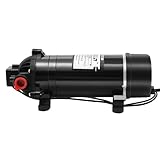 Selbstansaugende Druckwasserpumpe Trinkwasserpumpe Hochdruckpumpe Membranpumpe 3-Kammer-Membran 5.1-5.5L/Min 65℃/149℉160Psi 120W