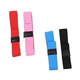 Garneck 4 Stück Bento Band aus Elastischen Verschleißfesten Gurten Farbige Fixierungsbänder für Lunchboxen Praktische und Leichte Aufbewahrungslösung
