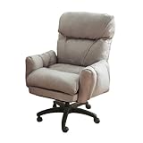 Ergonomischer Gaming-Stuhl, Einzel-Sofa, Liege für Büro und Schlafzimmer, faule Freizeit, Akzentstuhl mit Rückenlehne, ideal für Schlafsäle und Computer-Nutzung (grau, keine Montage erforderlich)