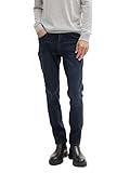 TOM TAILOR Herren 1021434 Josh Regular Slim Jeans, 10173 - Dark Stone Blue Black Denim, 34W / 36L EU