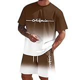 Zweiteiliges Set mit kurzärmligem T-Shirt Shorts mit männlichem Aufdruck erotischem Aufdruck Wolle Für Weste Herren Zweireiher Anzug