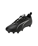 PUMA Ultra 5 Play FG/AG Jr Soccer Shoe, Black White, 33 EU