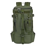 Angelrucksack, Angelbox-Organizer, große Angeltasche mit Rutenhaltern, Aufbewahrungsrucksäcke mit mehreren Fächern, Outdoor-Ausrüstung, Fischrucksack für Zubehör, Aufbewahrung, Ausflüge