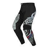 O'NEAL | Motocross-Hose | Kinder | Enduro MX | Stretch-Einsätze, Vollständig gefüttert, Polster aus Gummi für zusätzlichen Schutz | Mayhem Youth Pants Wild V.23 | Schwarz Grau | 28 (16/18)
