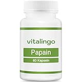 Papain Enzym Kapseln (mind. 35 Mio. USP units/g) - 60 Stück Papain Kapseln à 500mg