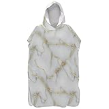 Joitme Surf-Poncho für Erwachsene, Bademantel, saugfähig, Strandponcho für Herren, Strandbad, Kapuzenhandtücher, Einheitsgröße