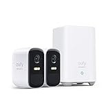 eufy Security eufyCam 2C Pro, Überwachungskamera außen Set 2+1, 2K Auflösung, 180 Tage Akku, Kompatibel mit Alexa, Google Assistant, HomeKit, IP67, Gebührenfreie Nutzun