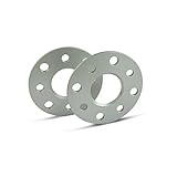 SCC Spurverbreiterung 10205E - silber eloxiert - LK: 100/5+112/5 NLB: 57,1 - 5mm - 2 Stück