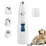 Brifit Krallenschleifer für Hunde, Elektrische Hunde Krallenschleifer Krallenschere, Super Leise, Hunde Nagelschleifer Elektrischer Krallenschneider für Kleine, Mittelgroße und Große Hunde