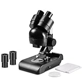 Suoumwa ES1057 Binokularmikroskop-Set, 30-Fache Vergrößerung, Biologisches Mikroskop, Wissenschaftliches Experiment, Anatomie