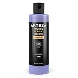ARTEZA Pouring Acrylfarbe, 236 ml, A403 Lavendel, flüssige Gießfarbe, kein Mischen erforderlich, Farbe zum Gießen auf Leinwand, Glas, Papier, Holz, Fliesen und Steinen