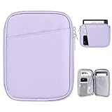 TiMOVO 6-7 Zoll Sleeve Hülle mit Kleiner Tasche Kompatibel mit Kindle 2022 Kindle Paperwhite 11. Gen 2021/Kindle 10. Gen 2019, Kindle Oasis 2019/2017, E-Reader Kindle (8. Gen 2016), Lavendel