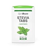 GymBeam Stevia Tabs – Vielseitig einsetzbarer Zuckerersatz, kalorienfrei, 300 Tabletten, natürlicher Süßstoff mit Erythrit, ideal bei Gewichtsverlust und für die Zahnerhaltung, 300 Tabletten